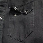 Camicia uomo western in denim Slim Fit Black 782911285001 BLACK RRL 