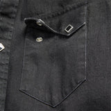 Camicia uomo western in denim Slim Fit Black 782911285001 BLACK RRL 