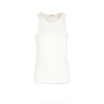 Top donna a coste Bianco FD3902 1033 CIRCOLO1901 