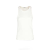 Top donna a coste Bianco FD3902 1033 CIRCOLO1901 