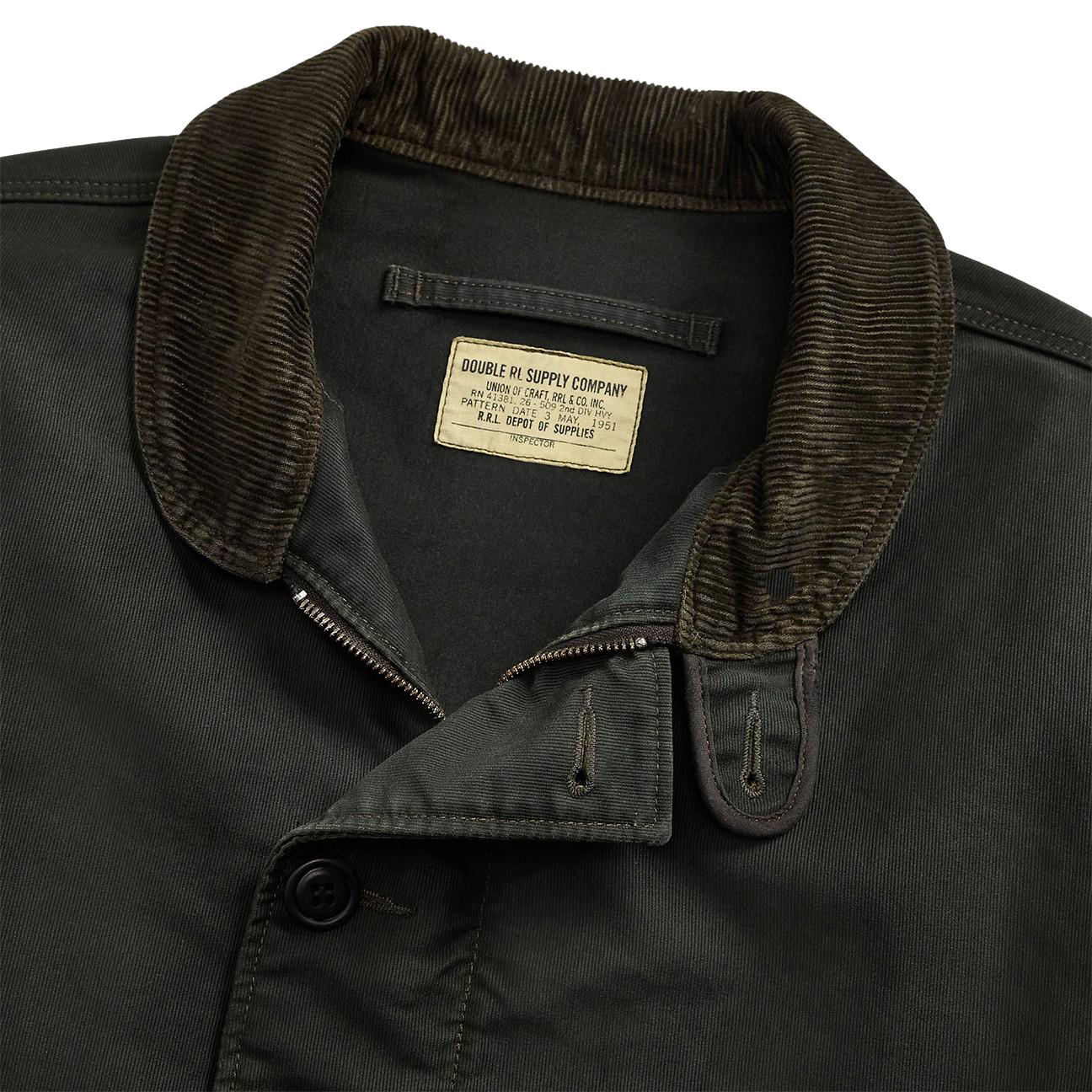 Giacca uomo Deck Jacket Vinatge Black 782943867002 VINTAGE BLACK RRL 