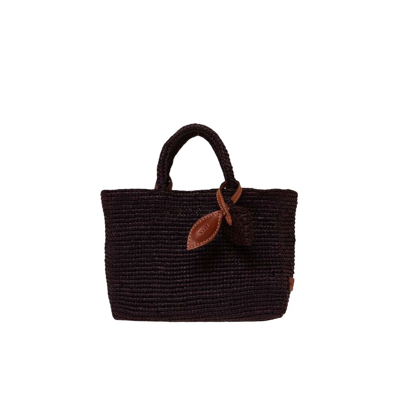 Borsa donna in rafia Alma Small  Ebony ALMA S EBONY AFAR 