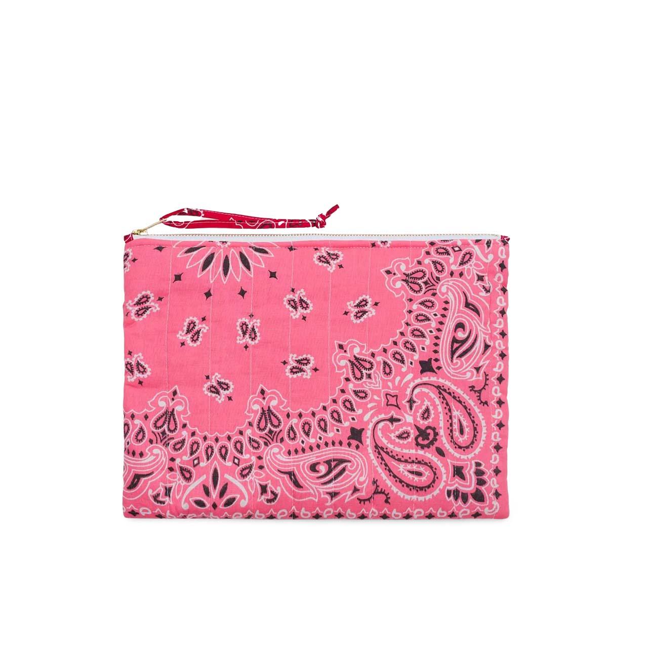 Pochette in bandana matelassè Rosa CAPOCHETTE STRAWBERRY CALL IT BY YOUR NAME 