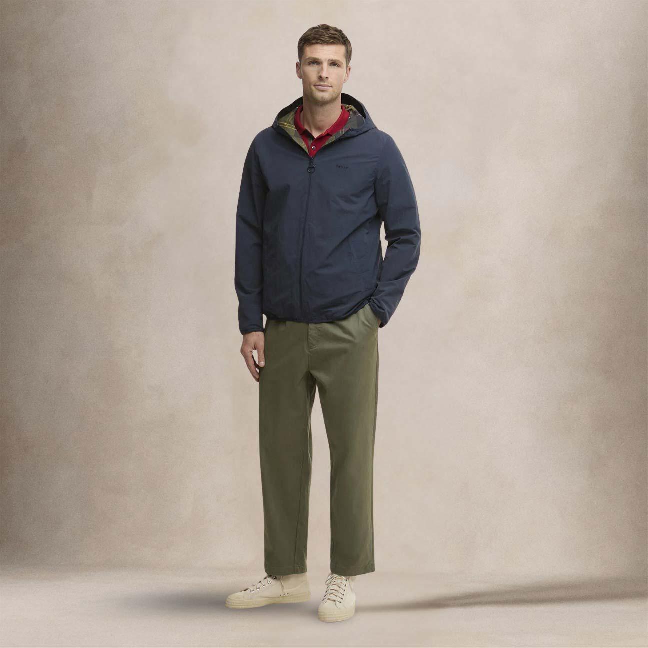 Giacca uomo reversibile Kemble Blue MSP0189 NY71 NAVY BARBOUR 