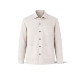 Overshirt uomo in lino St Malo Ivory ST MALO LINO IVORY CHESAPEAKE'S 