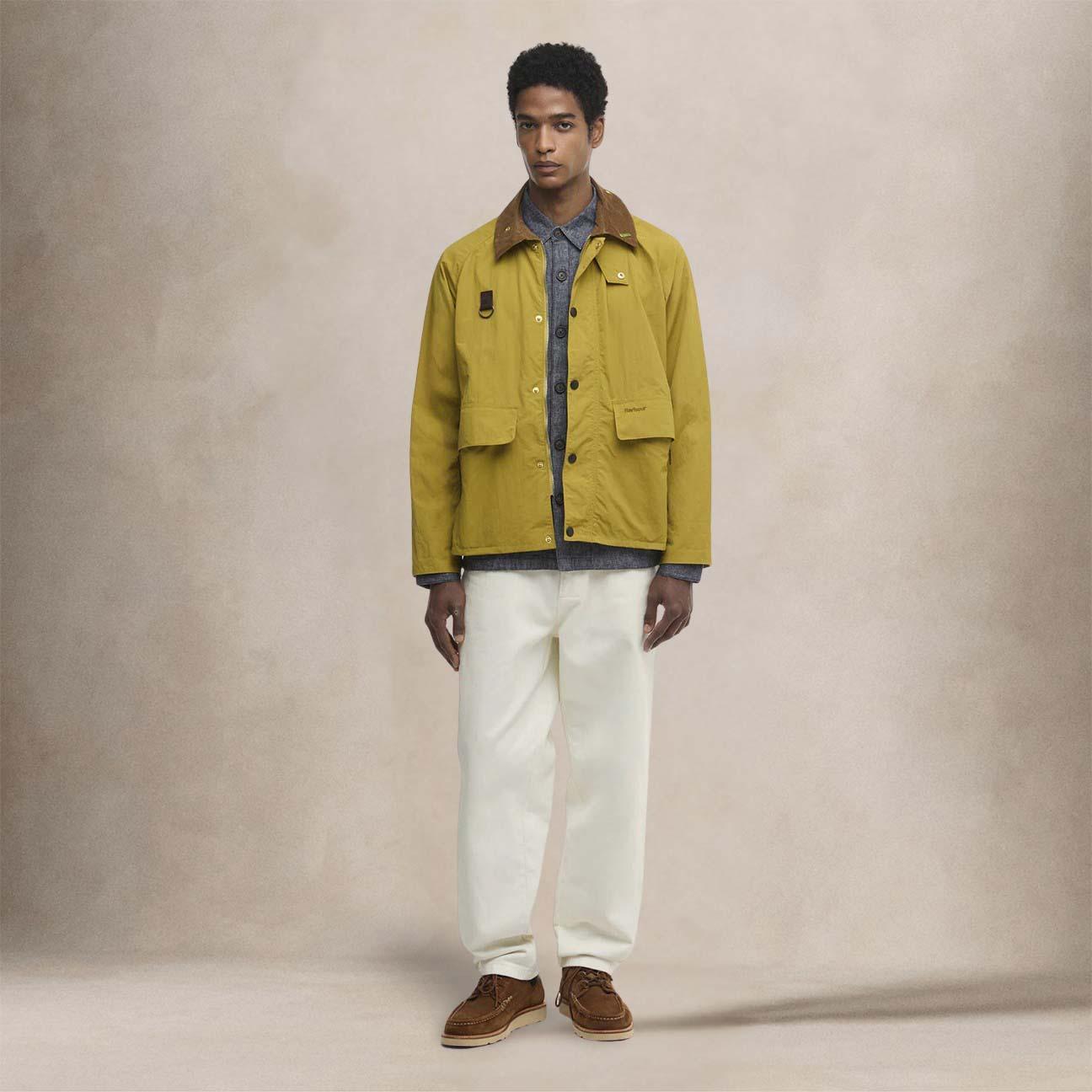 Giacca uomo Spey Icons Amber MCA1093 GN21 AMBER GREEN BARBOUR 