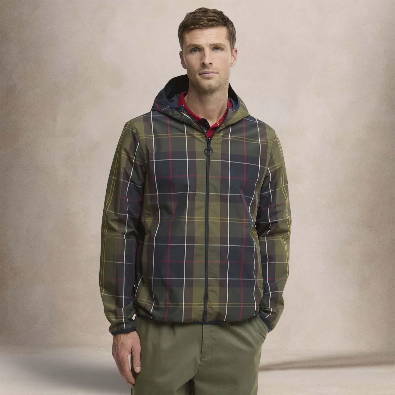 Giacca uomo reversibile Kemble Blue MSP0189 NY71 NAVY BARBOUR 