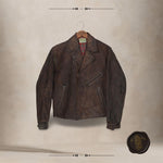 Giubbotto Vintage Levi's in Pelle Anni '50 AL01 UNICA THE VINTAGE GOODS COMPANY 