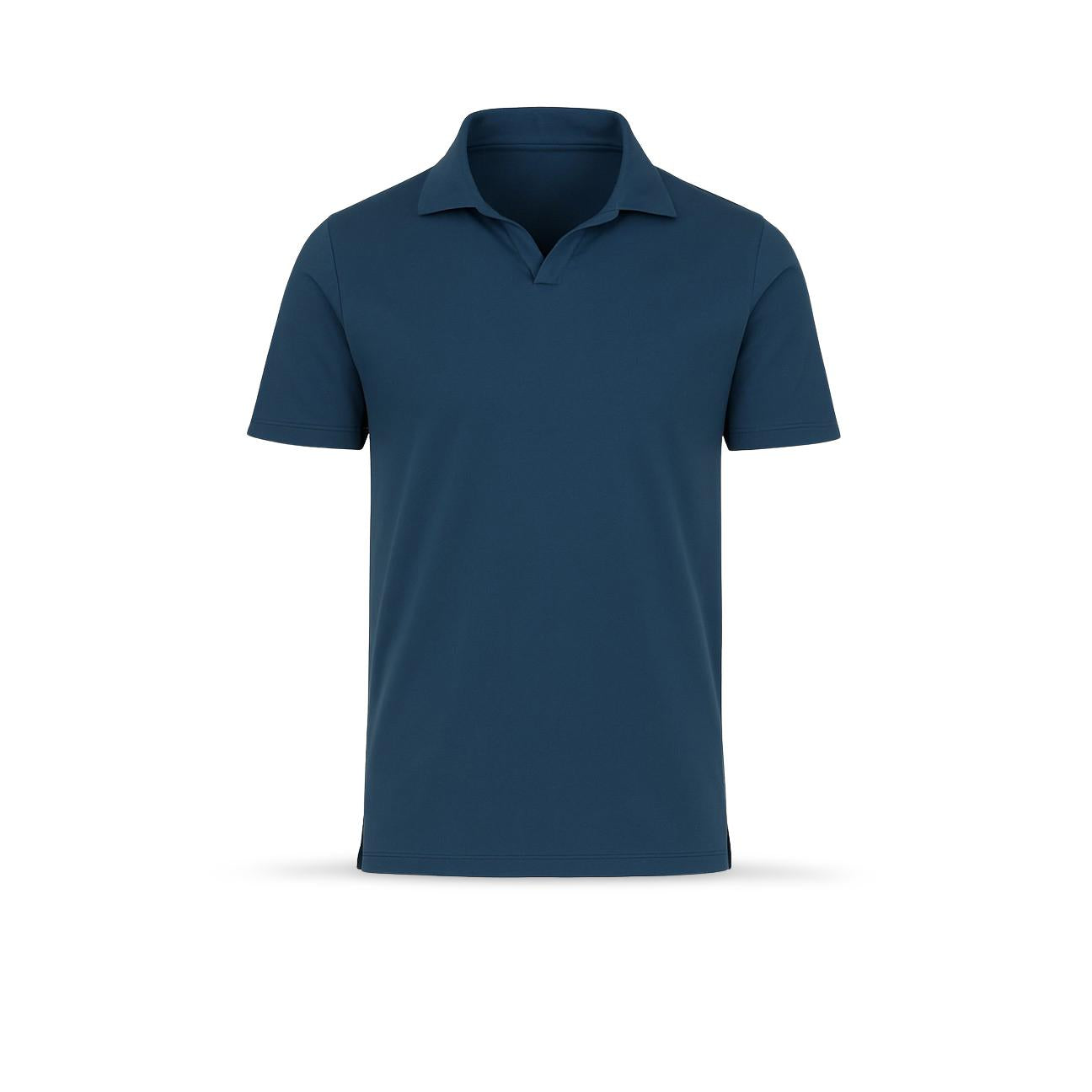 Polo uomo senza bottoni in jersey Royal BLKM 2003 ROYALE BL'KER 