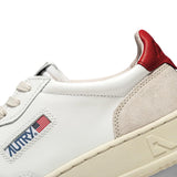 Sneakers uomo Medalist Low LS43  in pelle e suede Rosso AULM LS43 AUTRY 