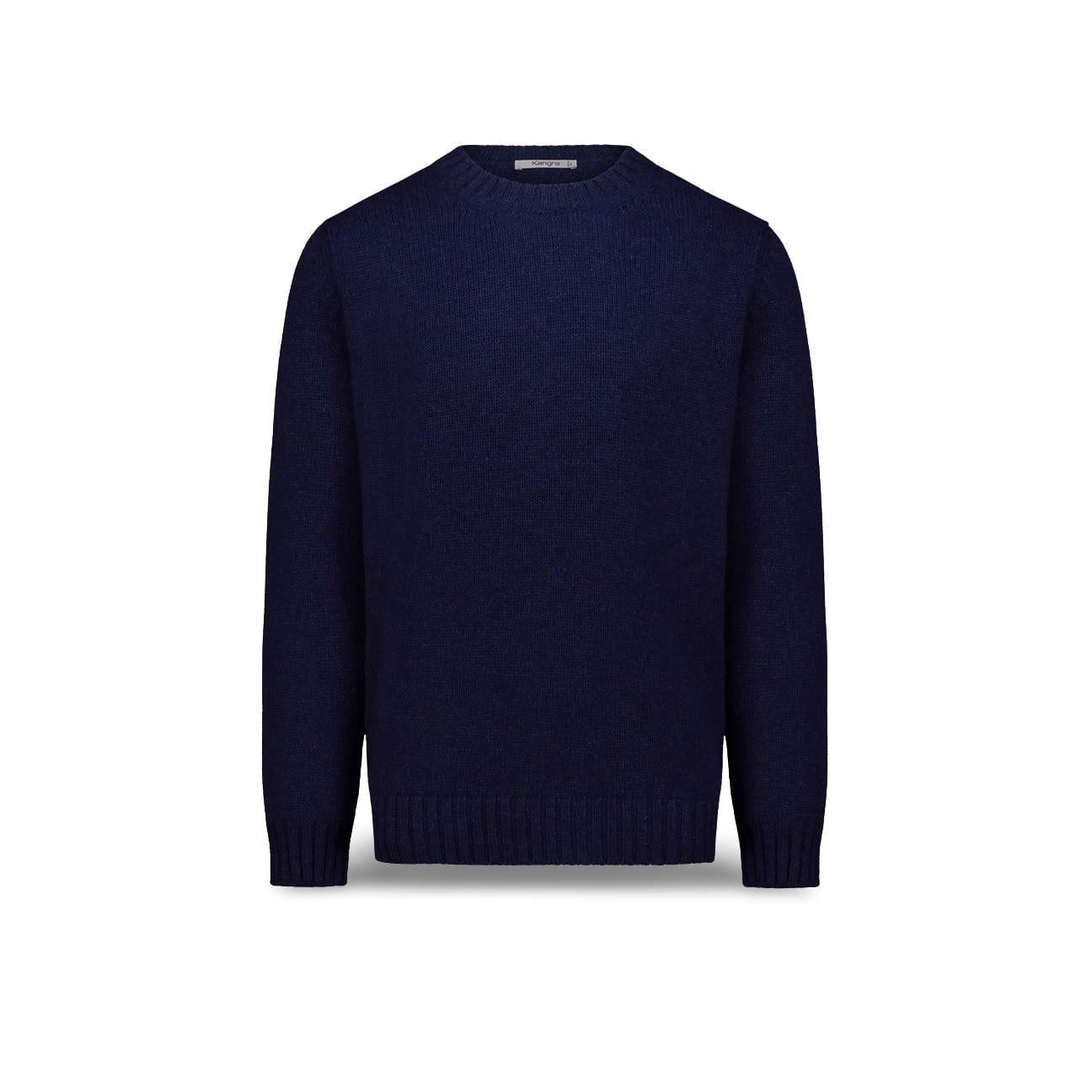 KANGRA Maglia da uomo in lana Merino Blue