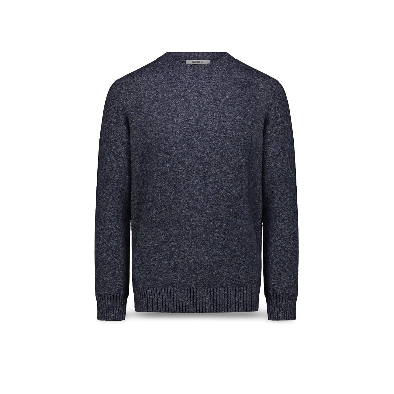 KANGRA Maglia da uomo moulinè Blue