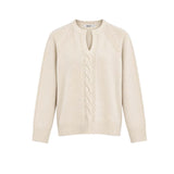 KANGRA Maglia donna in cashmere  Panna
