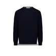 Pull homme col rond bleu
