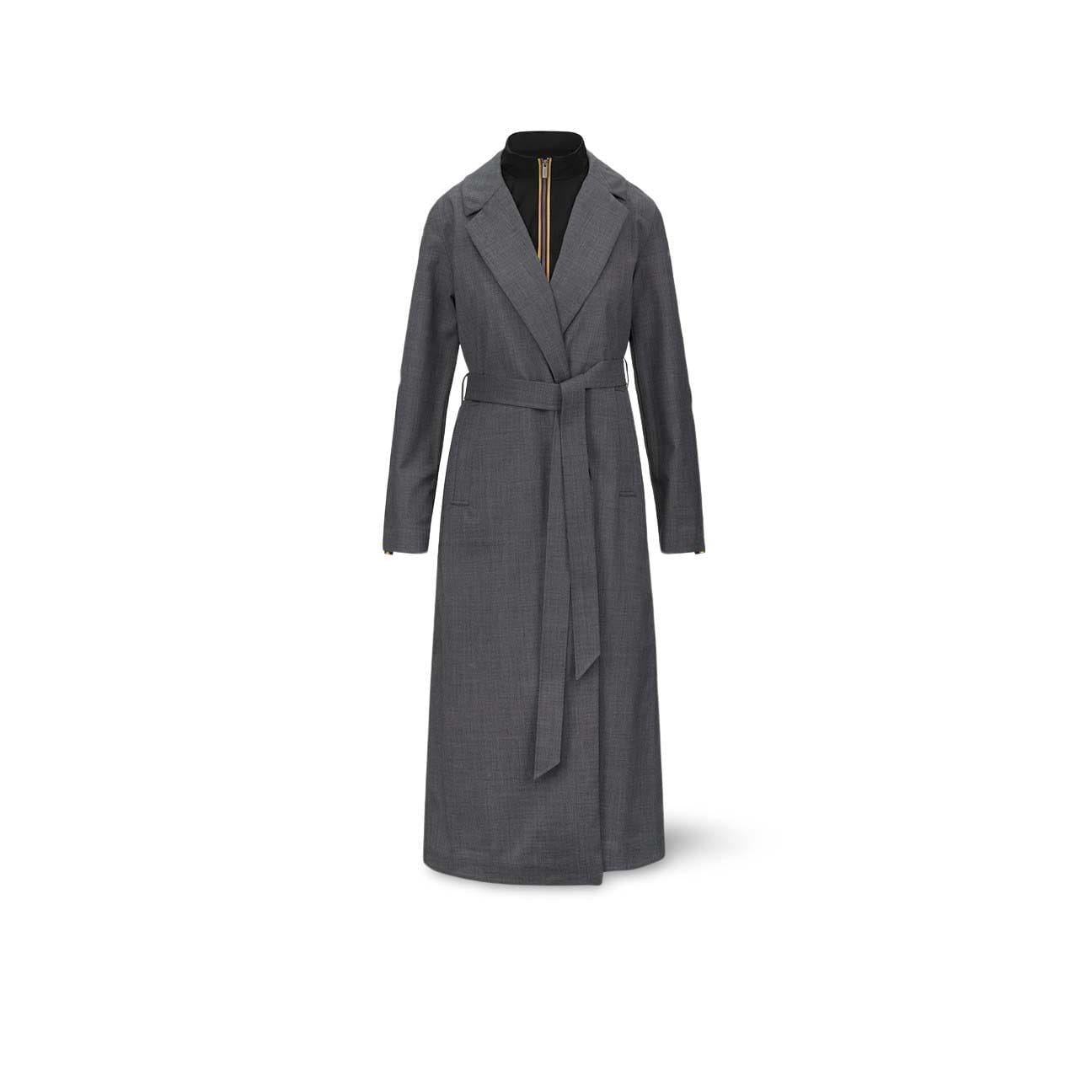 KWAY Cappotto donna Jorace grisaglia Grigio