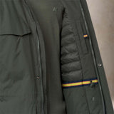 KWAY Field jacket uomo Manuel Ottoman Verde Miliatre