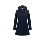 KWAY Giacca donna midi Mathy Bonded Jersey Blue