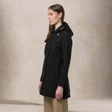 KWAY Giacca donna midi Mathy Bonded Jersey Nero
