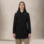 KWAY Giacca donna midi Mathy Bonded Jersey Nero