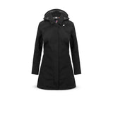 KWAY Giacca donna midi Mathy Bonded Jersey Nero