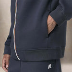 KWAY Giacca in pile da uomo Rainer Spacer Blue