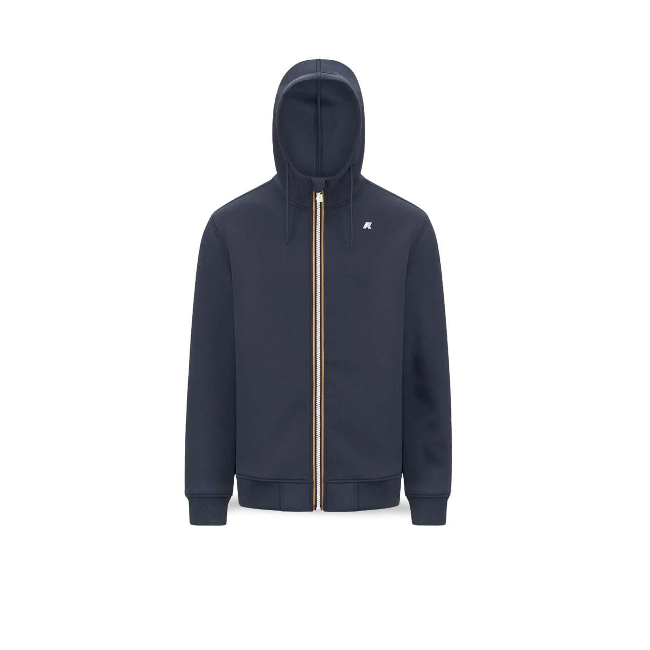 KWAY Giacca in pile da uomo Rainer Spacer Blue