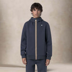 KWAY Giacca in pile da uomo Rainer Spacer Blue