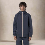 KWAY Giacca in pile da uomo Rainer Spacer Blue
