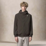 KWAY Giacca uomo corta slim-fit Joachim Bonded Nero