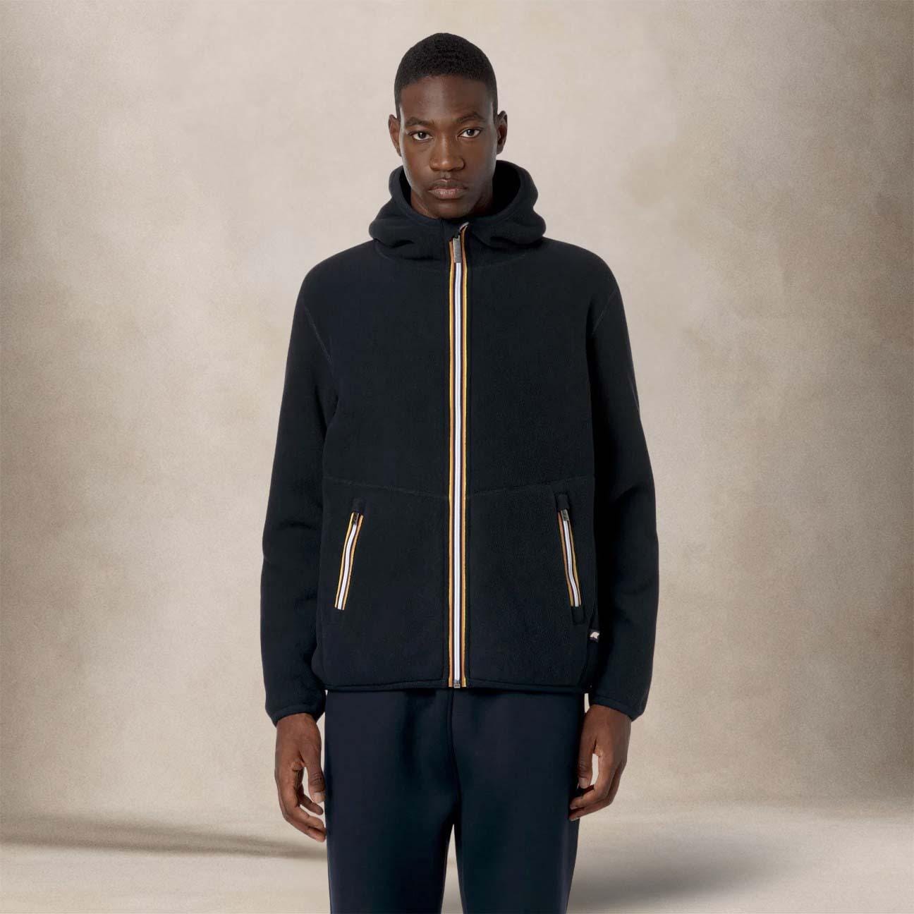 KWAY Giacca uomo Fleece Reversibile  Jack Polar Blue