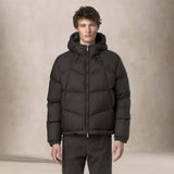 KWAY Piumino uomo Quill in nylon Marrone