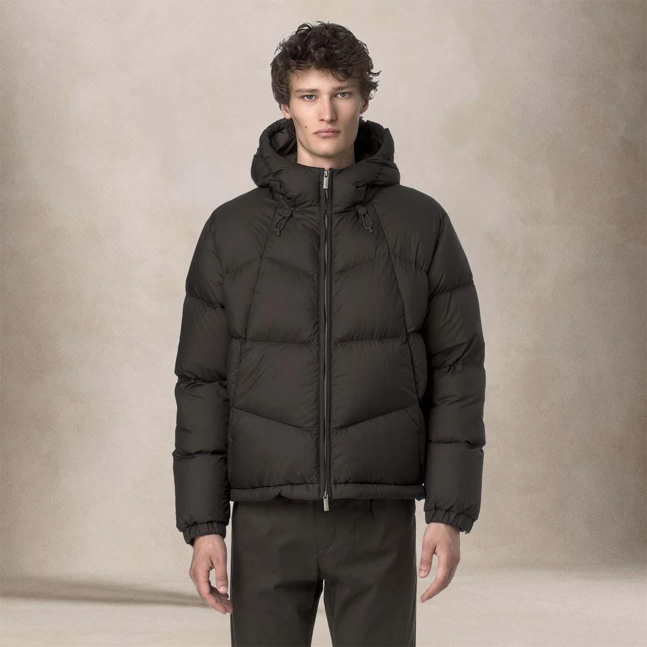 KWAY Piumino uomo Quill in nylon Marrone