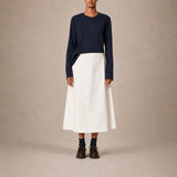 LABO ART Gonna donna Carta in cotone Bianco