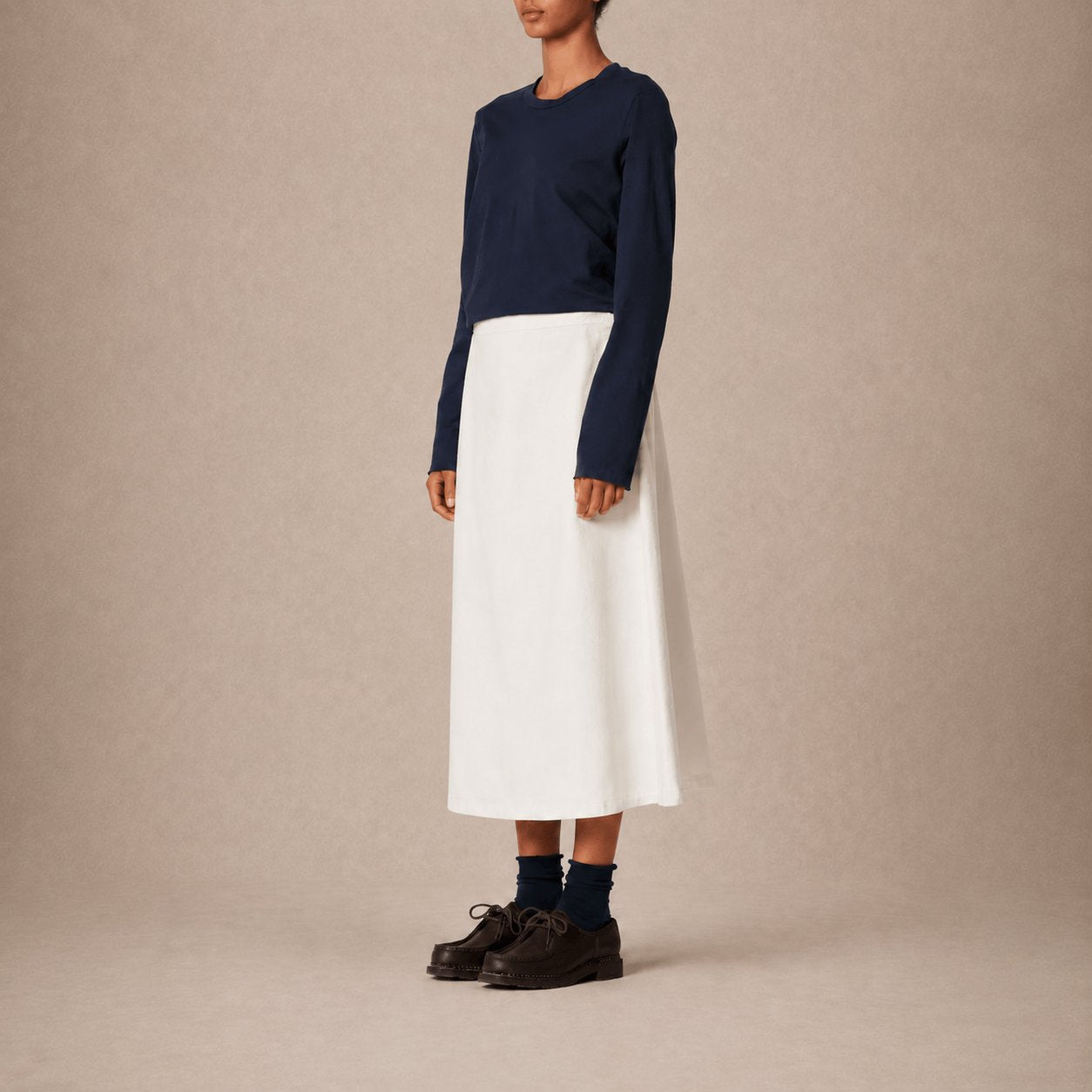 LABO ART Gonna donna Carta in cotone Bianco