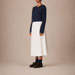 LABO ART Gonna donna Carta in cotone Bianco