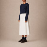 LABO ART Gonna donna Carta in cotone Bianco