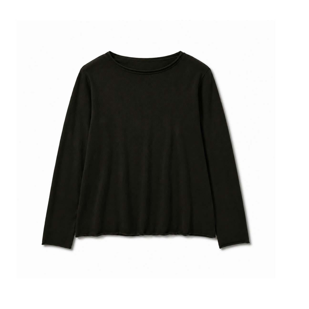 LABO ART T-Shirt donna in Lola in cashwool Nero