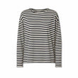 T-shirt donna Lola Jersey Stripe Bianco