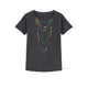 LEON & HARPER T-Shirt donnaToro Beads  in cotone Grigio