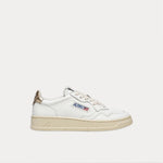 AUTRY Sneakers Medalist Low Bianco e Oro