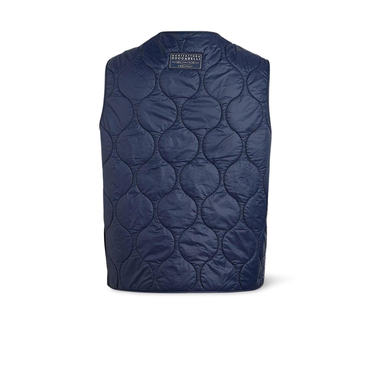 MANIFATTURA CECCARELLI Gilet uomo in Nylon 6920 Blue