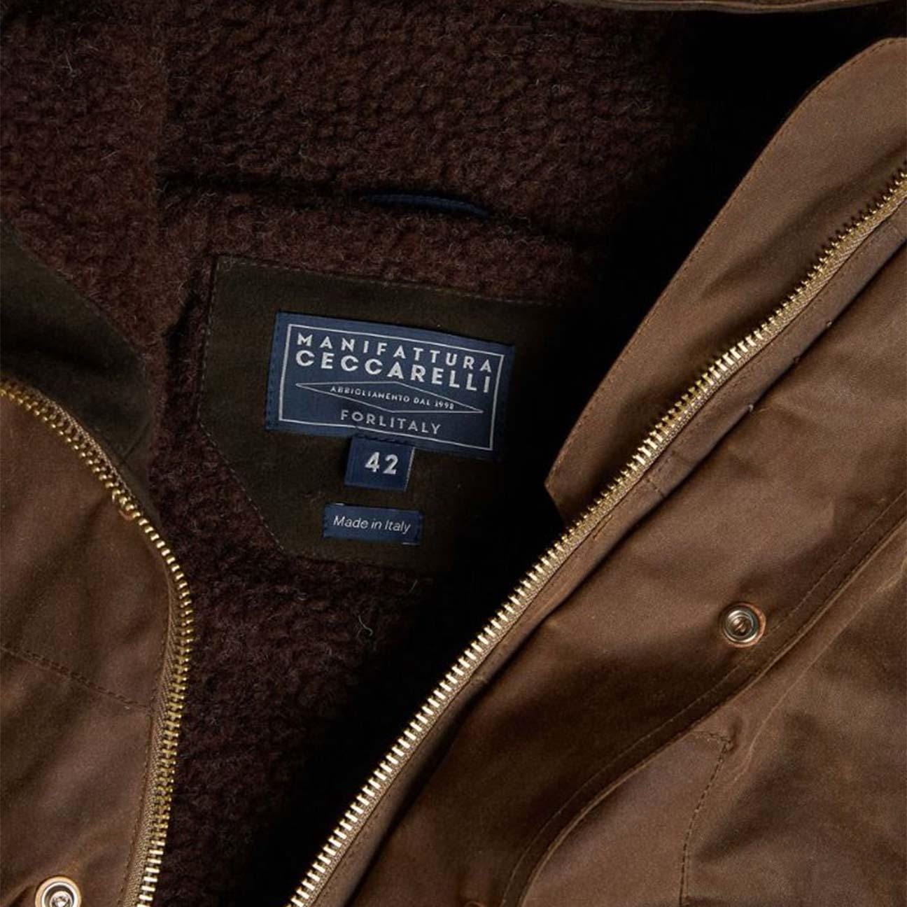 MANIFATTURA CECCARELLI Giubbotto uomo Mountain Jackey 7003 WX Dark Tan