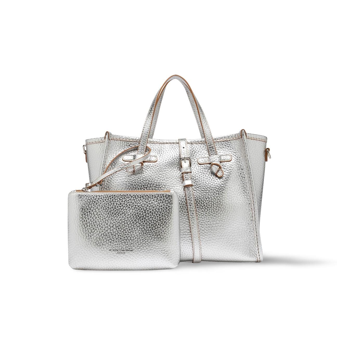MARCELLA CLUB Borsa donna Marcella 32 in pelle Silver