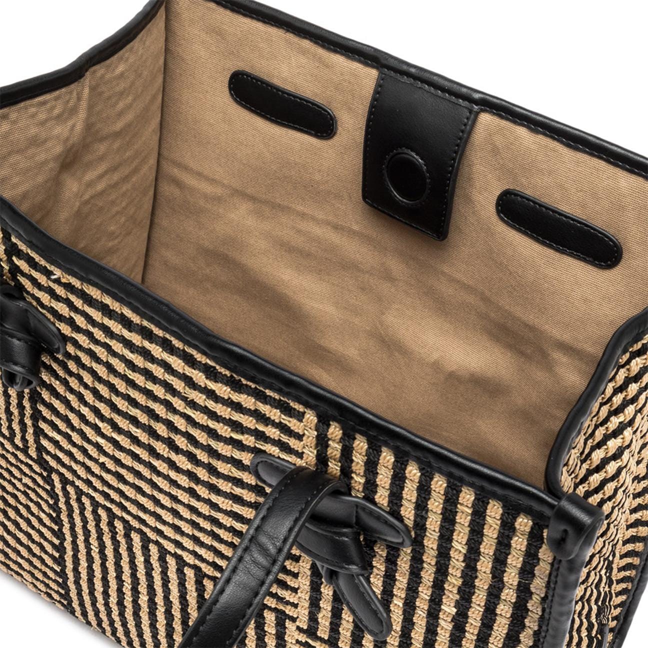 MARCELLA CLUB Borsa donna Marcella Bali Beige e Nero