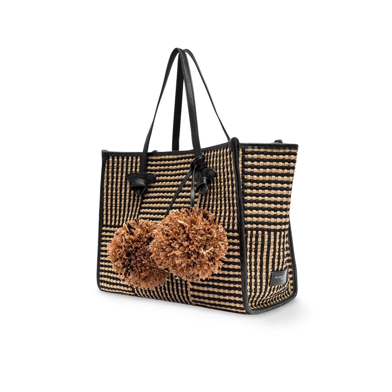 MARCELLA CLUB Borsa donna Marcella Bali Beige e Nero