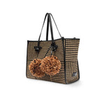 MARCELLA CLUB Borsa donna Marcella Bali Beige e Nero