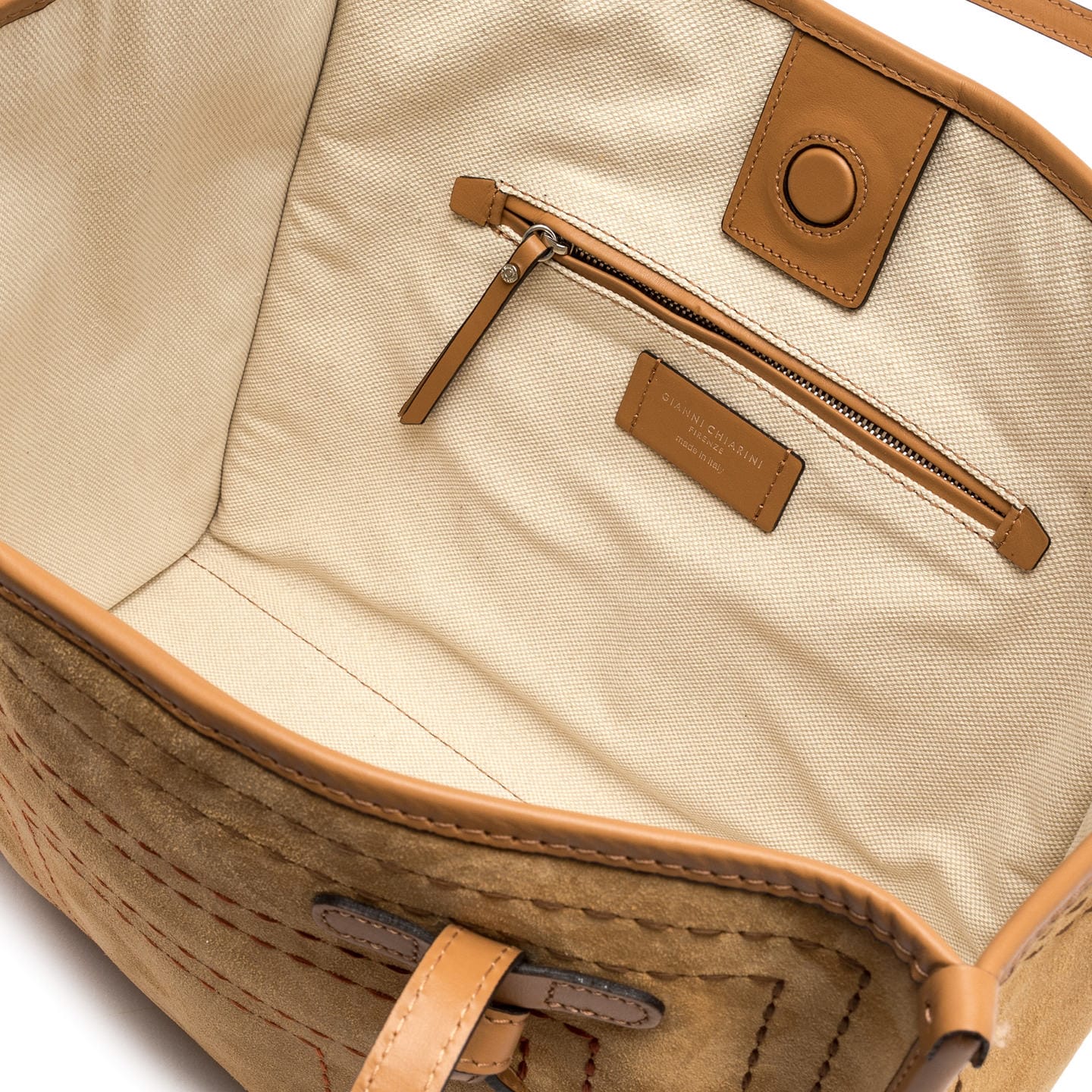 MARCELLA CLUB Borsa donna Marcella in pelle scamosciata Peanut Butter