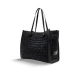 MARCELLA CLUB Borsa donna Marcella in rafia e pelle Nero