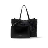 MARCELLA CLUB Borsa donna Marcella in rafia e pelle Nero