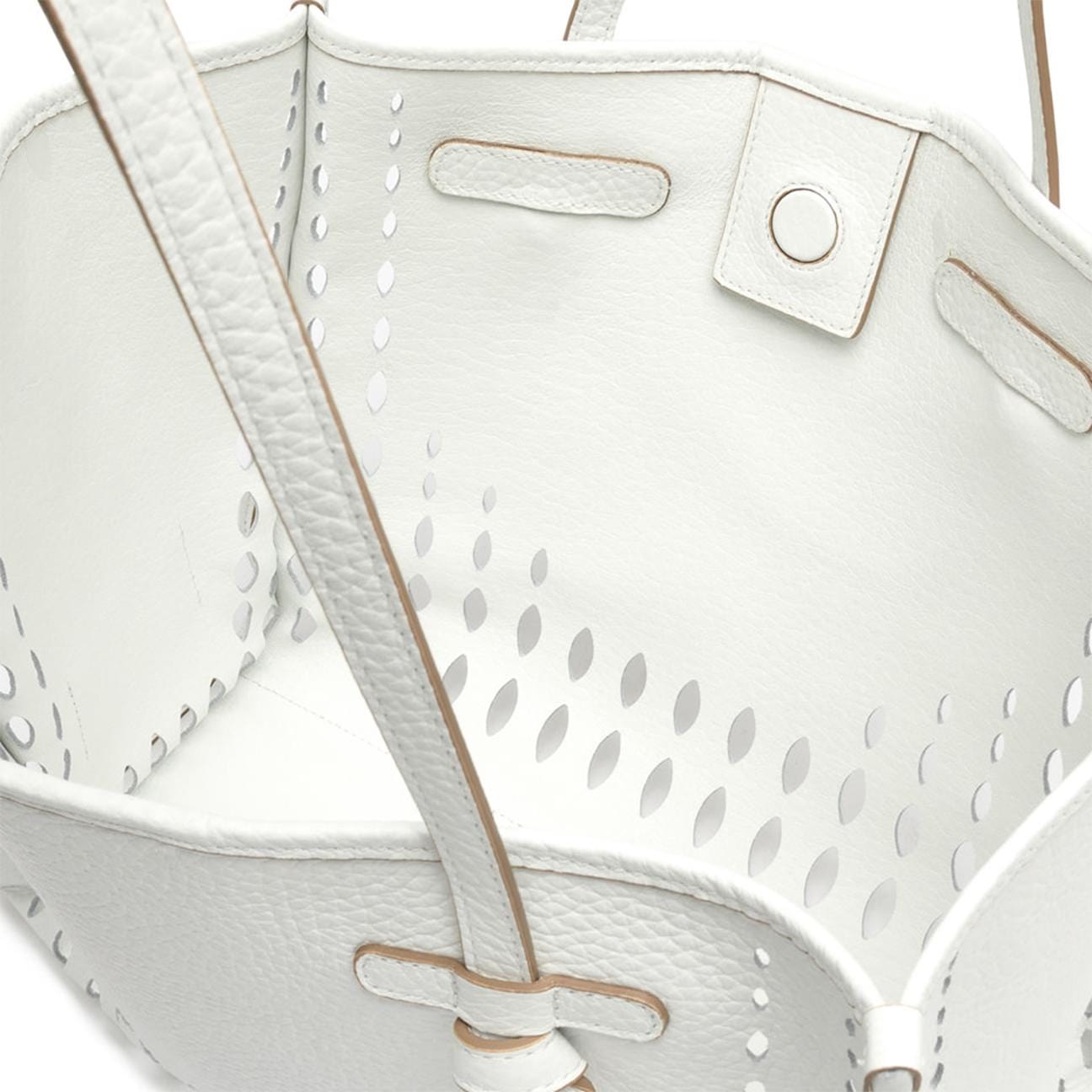 MARCELLA CLUB Borsa in pelle Marcella Bianco